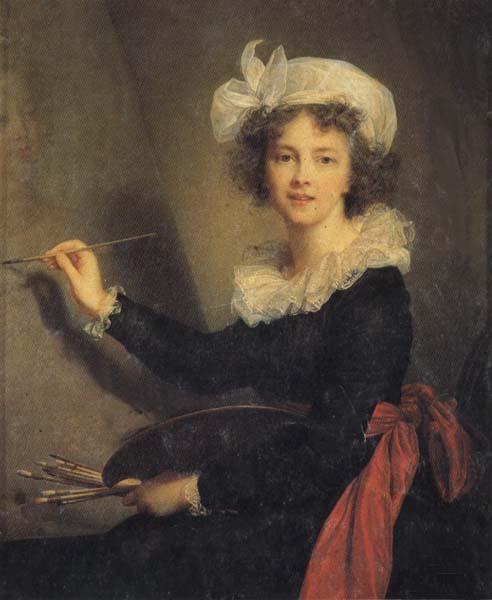 Elisabeth-Louise Vigee-Lebrun Self-Portrait Sweden oil painting art